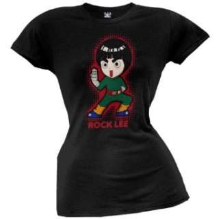  Naruto   Rock Lee Juniors T Shirt Clothing