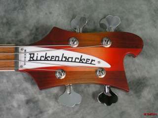   RICKENBACKER 4003 FIREGLO FG 4 STRING BASS RED GUITAR AND RIC CASE