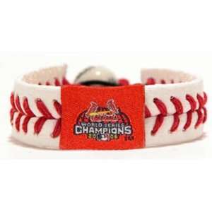  Gamewear MLB Leather Wrist Bands   2006 World Series 