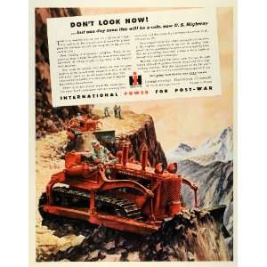   Road Maintenance Highway Construction   Original Print Ad Home