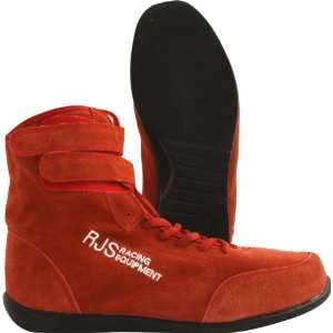  RJS Racing 20209 1 4 12 Red Size 12 High Top Driving Shoes 
