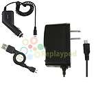 DC Car+Travel Home AC Charger+Retrac​table USB Data Cable for Nokia 