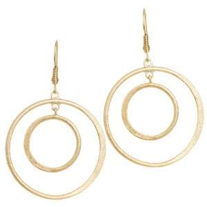  Rivka Friedman Caged Round Graduated Double Dangle Earrings Rivka 