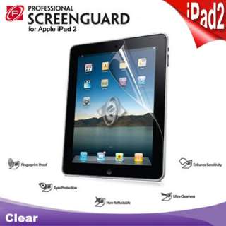 Combo For iPad 2 PU Leather Smart Cover + Back TPU Hard case + Screen 