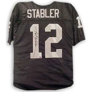 Ken Stabler Autographed Football   (Jersey  Sports 