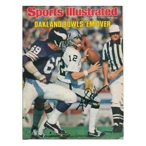 Ken Stabler Autographed January 17, 1977 Sports Illustrated Cover 