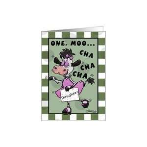    Happy Birthday Daughter  Dancing Cow Muchacha Card: Toys & Games