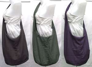YAM Thai STRIPE Cotton Zipper Sling Shoulder Bag Hippie  