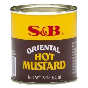 Mustard Powder, 3 Ounce (Pack of 12)  Grocery 