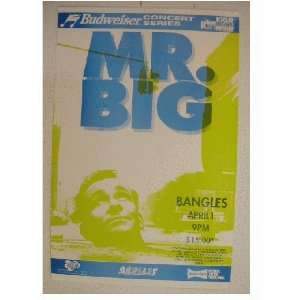  Mr. Big Handbill and poster flat Mr 