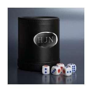  High Rollers Personalized Leather Dice Cup Toys & Games