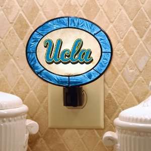   of 3 NCAA UCLA Bruins Stained Glass Night Lights