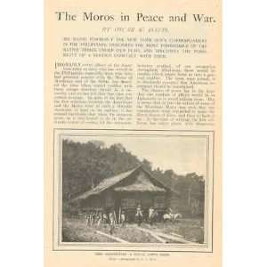    1902 Philippines Zamboanga Moros in Peace War 