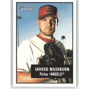  2003 Bowman Heritage #66 Jarrod Washburn   Anaheim Angels 