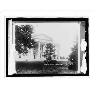 Historic Print (L) White House 