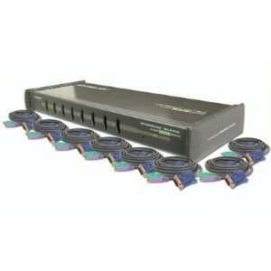  8 Port KVM Switch ps/2 w cable Electronics
