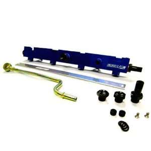   Blue Fuel Injection Rail for 02 05 Honda Civic Si (K20A3) Automotive