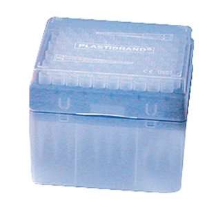 BrandTech 702418 Polypropylene 1250 microliter Filled Pipette Tip Box 
