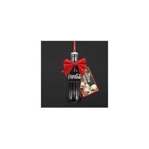 Coca Cola Bottle with Gift Tag Christmas Ornament:  