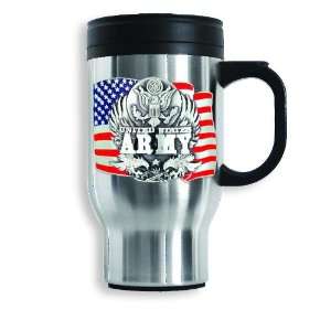  U.S. Army Stainless Steel Travel Mug: Home & Kitchen