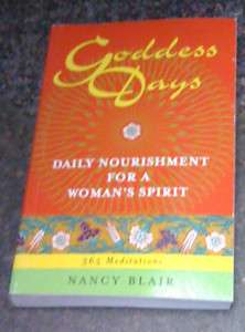 Nancy Blair Goddess Days 365 Meditations VERY RARE  