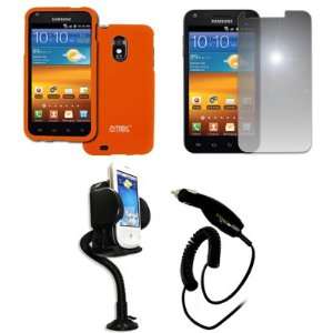 EMPIRE Sprint Samsung Galaxy S II Epic Touch 4G D710 Orange Rubberized 