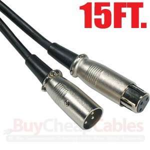   to XLR Female 3 Pin Microphone Cable 15  Players & Accessories