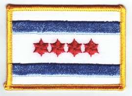 CHICAGO, ILLINOIS POLICE DEPARTMENT FLAG PATCH  