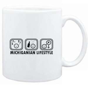 Mug White  Michiganian LIFESTYLE  Usa States  Sports 
