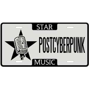 New  I Am A Postcyberpunk Star   License Plate Music 