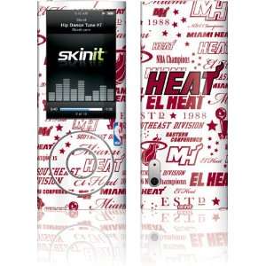 Miami Heat Historic Blast skin for iPod Nano (5G) Video: MP3 Players 