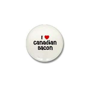  I Canadian Bacon Love Mini Button by  Patio 