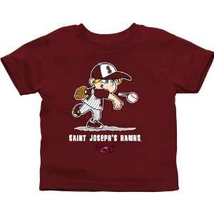  Saint Josephs Hawks Toddler Boys Baseball T Shirt 