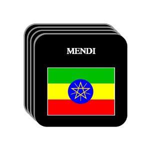  Ethiopia   MENDI Set of 4 Mini Mousepad Coasters 