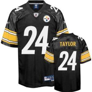  Ike Taylor Black Reebok NFL Premier Pittsburgh Steelers 