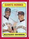  Holiday XMAS Rack Pack GIANTS HEROES McCovey Marichal SHARP  