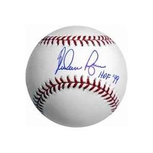  Nolan Ryan autographed Baseball inscribed HOF 99: Sports 