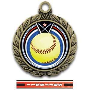  Custom Hasty Awards 2.75 Softball Eclipse Insert Medals 