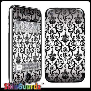 VINTAGE WHITE DECAL SKIN TO COVER IPHONE 3G 3GS CASE  