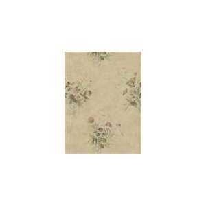  Norwall Fluted Floral Wallpaper PF27267
