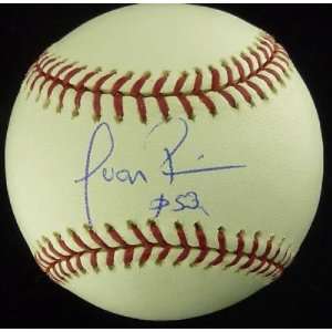 Juan Rivera Signed Baseball   PSA COA   Autographed Baseballs  
