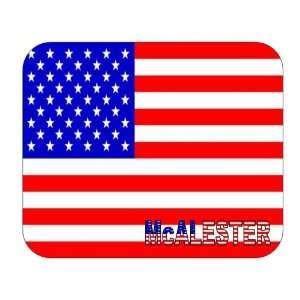  US Flag   McAlester, Oklahoma (OK) Mouse Pad Everything 