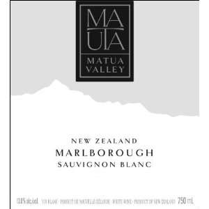  2011 Matua Valley Marlborough Sauvignon Blanc 750ml 