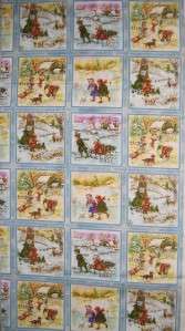 COUNTRYSIDE MOMENTS WINTER SCENES~ Cotton Fabric Panel  