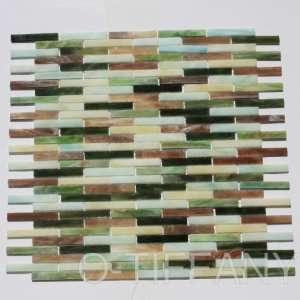  One Square Foot Matchstick Stained Glass Mosaic Tiles on 