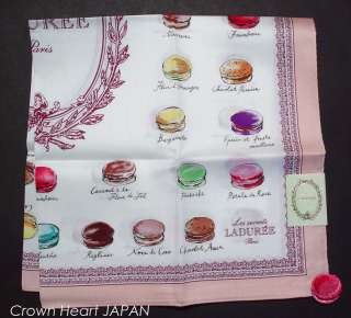   Paris Handkerchief / Mini Scarf Macaron Japan Peach Pink  