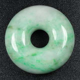   of Thick Round Donut 2 color Green Lavender Pendant A Jade