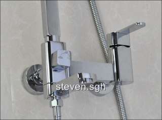 2011 Luxury Wall Mounted Rain Shower Faucet Set J1805  