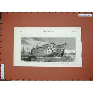  Marlborough Training College Ship Navy Engineer 1877