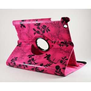  PU Leather Case Coverr w/ Swivel Stand for iPad 3 / The New iPad 